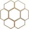 Ekena Millwork Florin Wood Fretwork Pierced Ceiling Medallion, Birch, 34"OD x 12"ID x 3/8"T CMWP34X34X0375FOBI - alternate 1